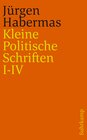 Buchcover Kleine Politische Schriften (I–IV)
