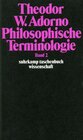 Buchcover Philosophische Terminologie