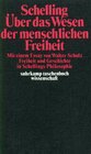 Buchcover Philosophische Untersuchungen über das Wesen der menschlichen Freiheit und die damit zusammenhängenden Gegenstände