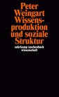 Buchcover Wissensproduktion und soziale Struktur