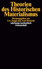 Buchcover Theorien des Historischen Materialismus