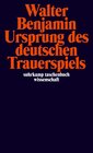 Buchcover Ursprung des deutschen Trauerspiels