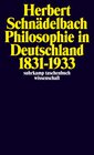 Buchcover Philosophie in Deutschland 1831–1933