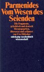 Buchcover Vom Wesen des Seienden