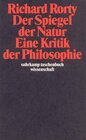 Buchcover Der Spiegel der Natur: Eine Kritik der Philosophie