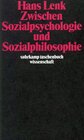 Buchcover Zwischen Sozialpsychologie und Sozialphilosophie