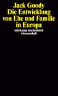 Buchcover Die Entwicklung von Ehe und Familie in Europa