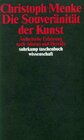 Buchcover Die Souveränität der Kunst