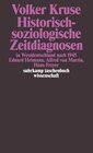 Buchcover Historisch-soziologische Zeitdiagnosen in Westdeutschland nach 1945