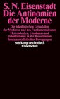 Buchcover Die Antinomien der Moderne