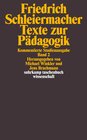 Buchcover Texte zur Pädagogik. Kommentierte Studienausgabe in zwei Bänden