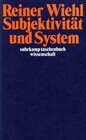 Buchcover Subjektivität und System