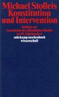 Buchcover Konstitution und Intervention