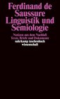 Buchcover Linguistik und Semiologie