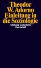 Buchcover Einleitung in die Soziologie (1968)
