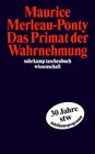 Buchcover Das Primat der Wahrnehmung