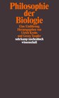 Buchcover Philosophie der Biologie