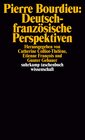 Buchcover Pierre Bourdieu: Deutsch-französische Perspektiven