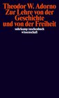 Buchcover Zur Lehre von der Geschichte und von der Freiheit