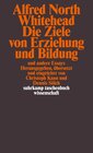 Buchcover Die Ziele von Erziehung und Bildung