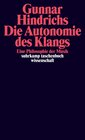 Buchcover Die Autonomie des Klangs