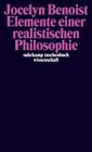 Buchcover Elemente einer realistischen Philosophie