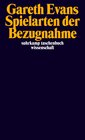 Buchcover Spielarten der Bezugnahme