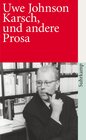 Buchcover Karsch, und andere Prosa