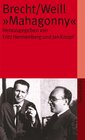 Buchcover Brecht/Weill ›Mahagonny‹