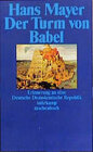 Buchcover Der Turm von Babel