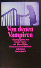 Buchcover Von denen Vampiren oder Menschensaugern