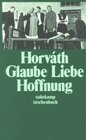Buchcover Die grossen Dramen und Romane / Glaube Liebe Hoffnung