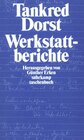 Buchcover Werkstattberichte