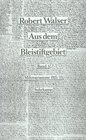 Buchcover Aus dem Bleistiftgebiet. Mikrogramme aus den Jahren 1924–1933