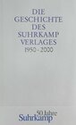 Buchcover Die Geschichte des Suhrkamp Verlages