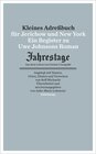 Buchcover Kleines Adressbuch für Jerichow und New York