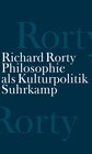 Buchcover Philosophie als Kulturpolitik