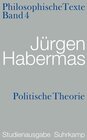 Buchcover Politische Theorie. Philosophische Texte