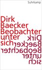 Buchcover Beobachter unter sich