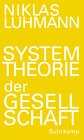 Buchcover Systemtheorie der Gesellschaft