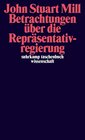 Buchcover Betrachtungen über die Repräsentativregierung