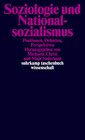 Buchcover Soziologie und Nationalsozialismus
