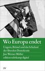 Buchcover Wo Europa endet