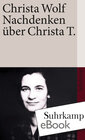 Buchcover Nachdenken über Christa T.