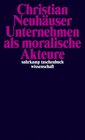 Buchcover Unternehmen als moralische Akteure