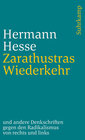 Buchcover Zarathustras Wiederkehr