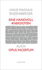 Buchcover Eine Handvoll Anekdoten