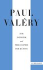 Buchcover Paul Valéry: Zur Ästhetik und Philosophie der Künste