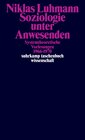 Buchcover Soziologie unter Anwesenden