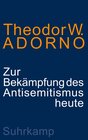 Buchcover Zur Bekämpfung des Antisemitismus heute